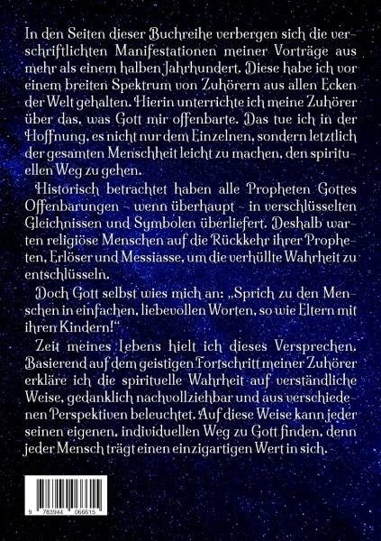 Vorträge des Messias - November bis Dezember 2023