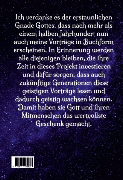 Sonntagsvorträge des Messias - Januar bis März 2024